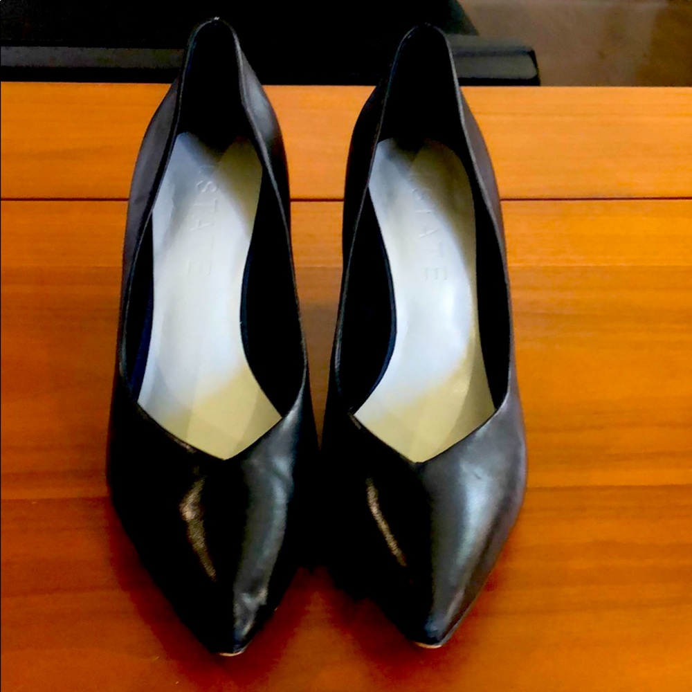 1. State Saffy Pump block heel